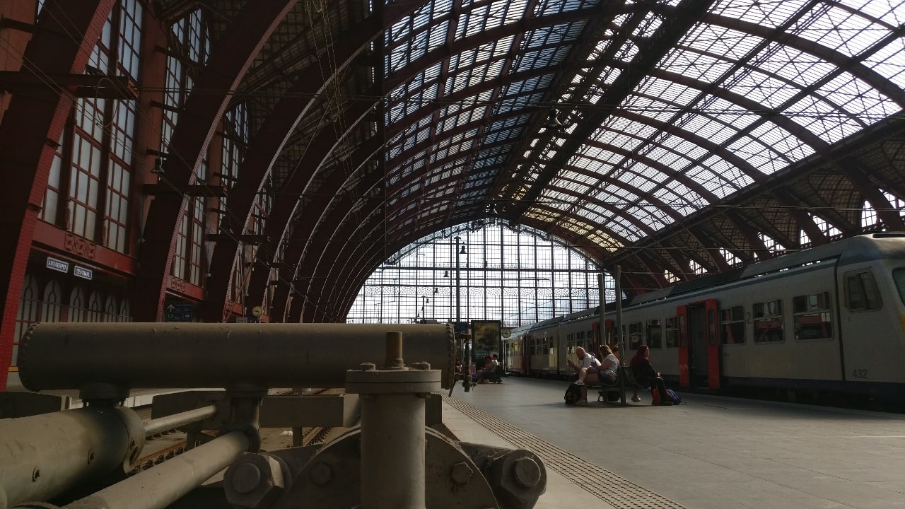 Estacion de trenes de Amberes